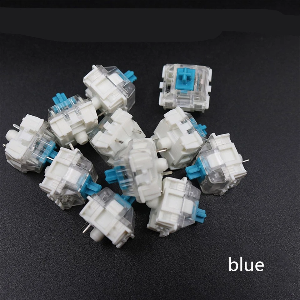 For CIY Sockets SMD 100pcs mechanical keyboard black blue brown red key switch - Image 4 of 4