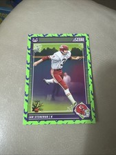Jan Stenerud 2024 Panini Score Halloween Green Bats #143 Kansas City Chiefs