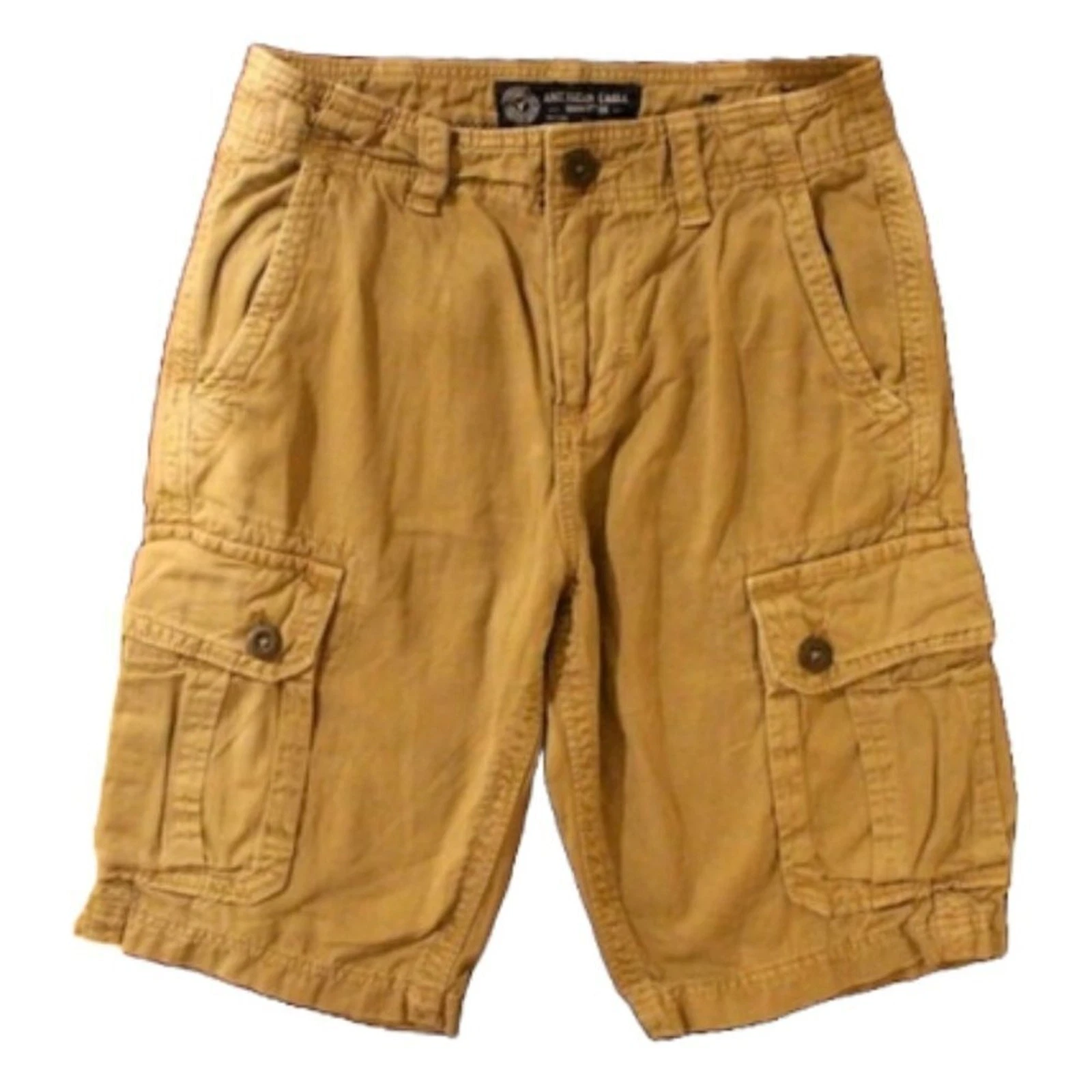 American Eagle Outfitters Men's Classic Khaki Cargo Shorts, Size 26​​​​​​