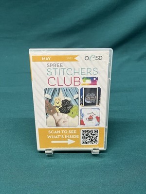 OeSD Spree Stitchers Club Embroidery Designs USB May 2022; Mint