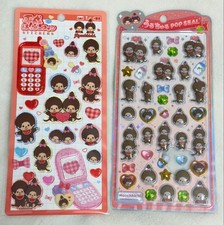 Monchhichi Heisei Happy Phone  Uruchuru Stickers Japan Sale Japan