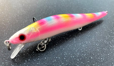Megabass Style Oneten Lure Pearly Pink 14g 110mm Tay Salmon, Tay Rigged/3 Hooks
