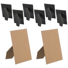 Easel Back Picture Frame Back Stand for 7" DIY Photo Board 8 Pcs  Black