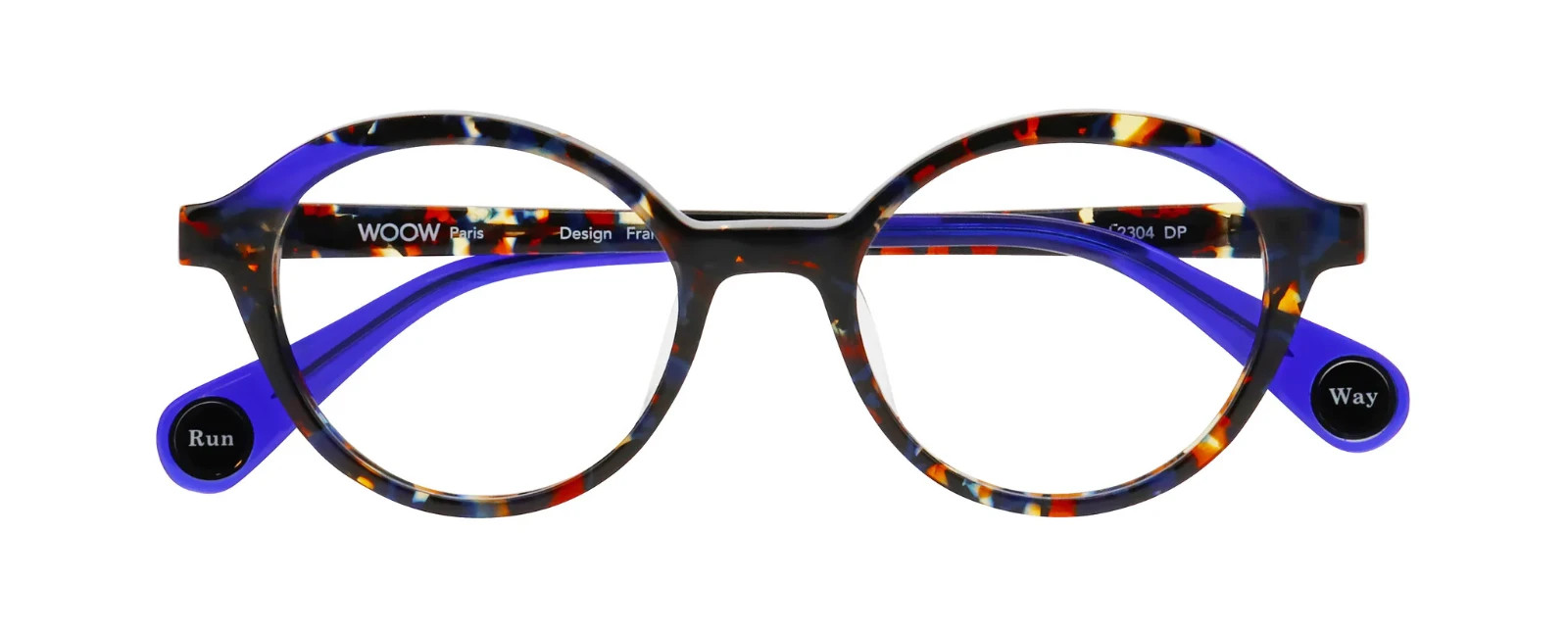 Monture optique violette WOOW Run Way 1 de créateur pour lunettes de vue 48mm