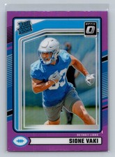 2024 Donruss Sione Vaki Optic Rated Rookies Preview Pink Rookie #332
