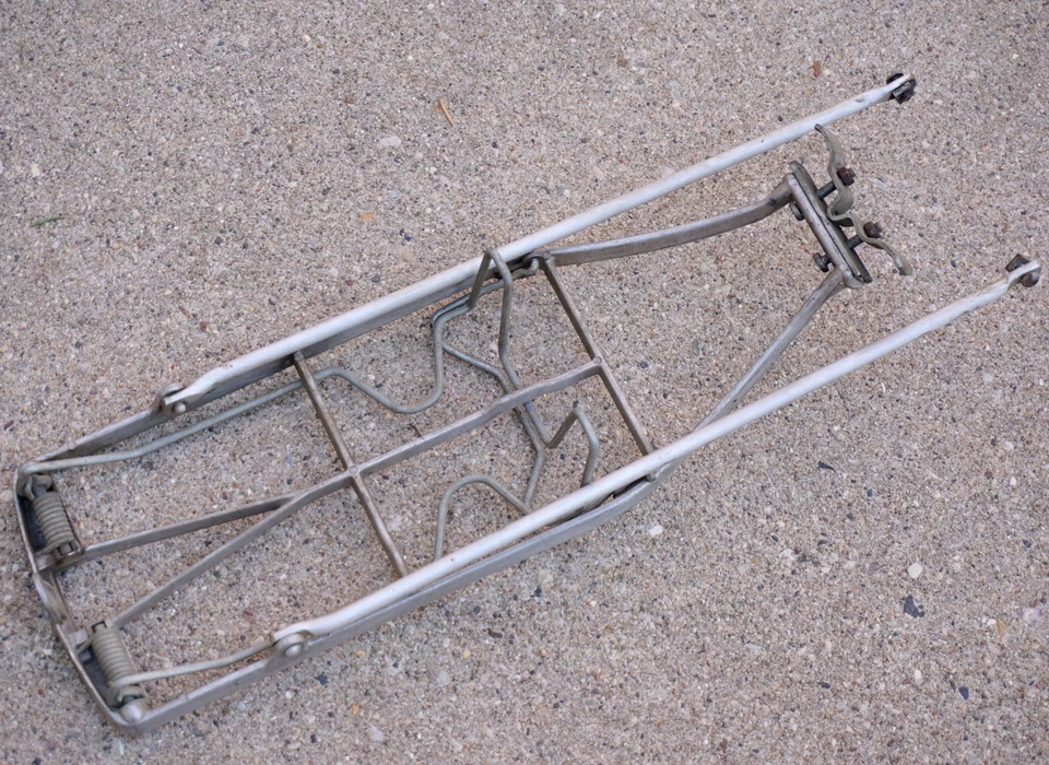 Portaequipajes trasero Pletscher modelo C vintage bicicleta de carretera turismo cercanías carga Foto 3 de 4