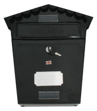 Flags Of The World Steel Post Box With Lock Free Engraving