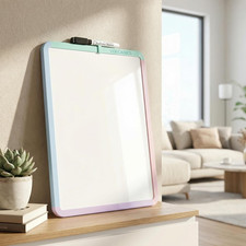 Small Magnetic Dry Erase Board Set 14 X 11 Inch Framed Mini Whiteboard for F