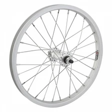 Wheel Master 16in Juvenile Front B/O 3/8inx100mm W/M AB-1000 Rim Brake Silver