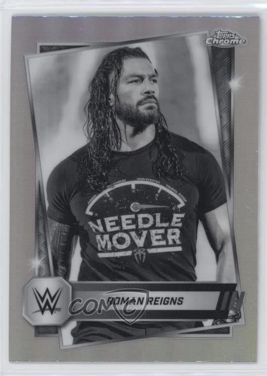 2025 Topps Chrome WWE Sepia Refractor Roman Reigns #3 15g5