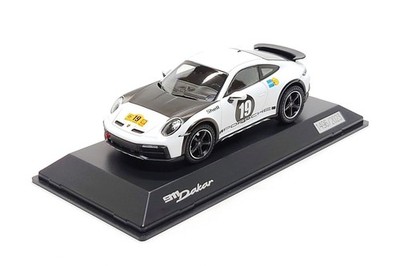Spark 1:43 Porsche 911 Dakar (992) #19 in White (Dealer Edition
