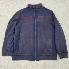 Tommy Hilfiger Boys Jacket Blue XL 16-18 Full Zip Embroidery