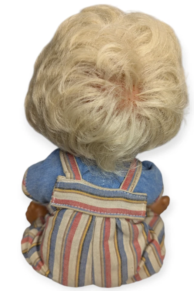 Muñeca bebé Norfin Troll vintage anatómicamente correcta - cabello rubio - 11" Foto 4 de 4