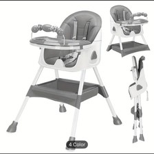 Portable Baby Chair Toddler Seat High Chair Adjustable for Feeding – 4 Colours