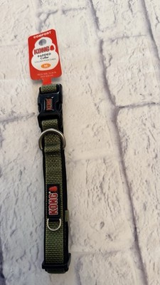 Kong Comfort Medium Green Cushion Padded Adjustable Dog Collar (14 -20 ) NWT