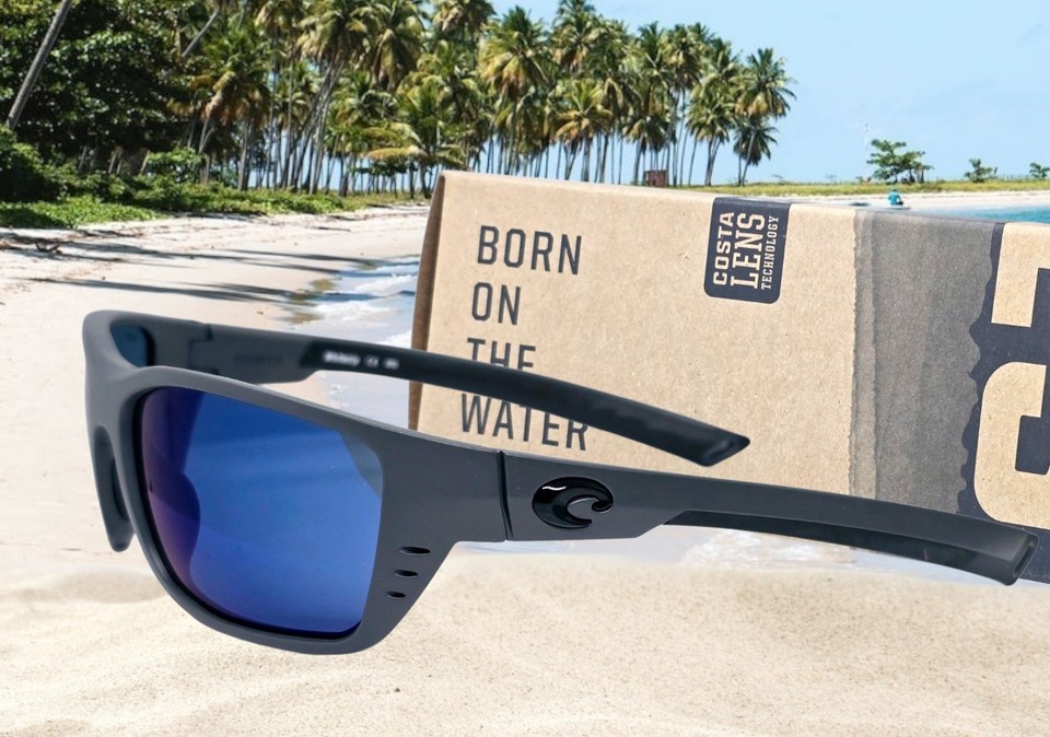 O-Refresh Polarized Replacement Lenses For Costa Del Mar Whitetip Sunglasses - Surf Blue Mirror - View #5