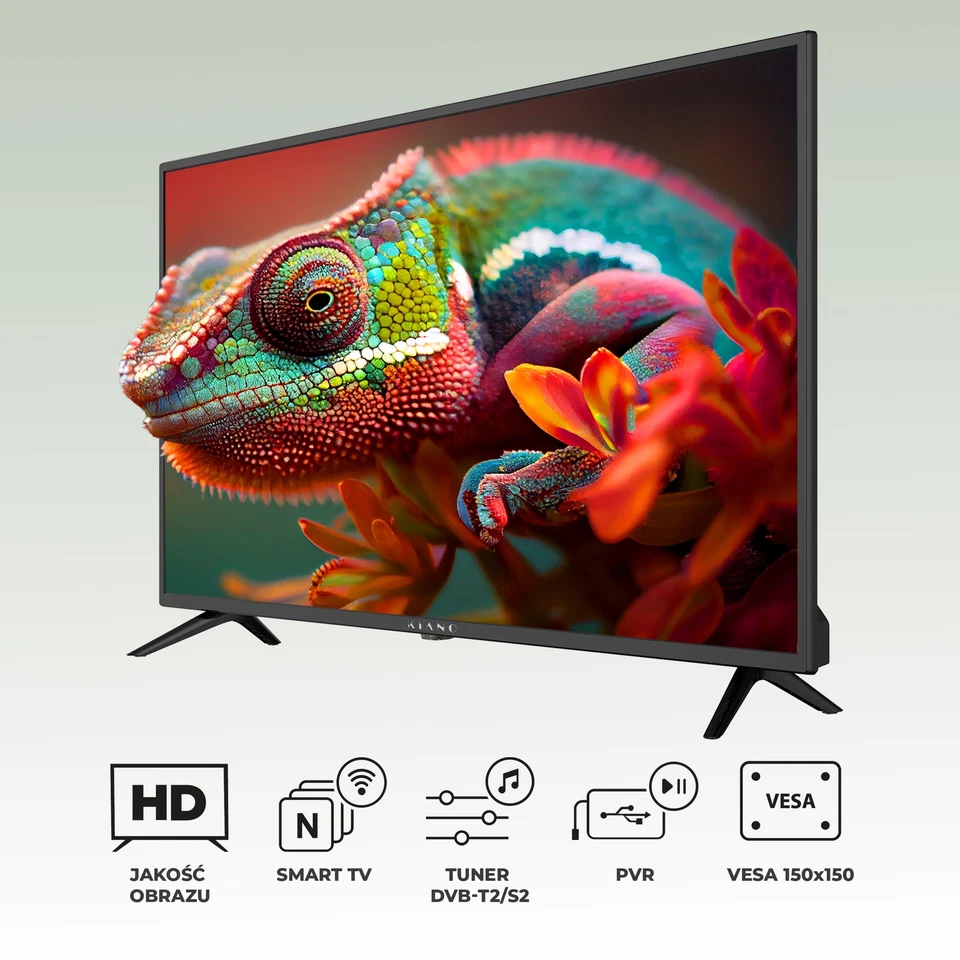 Kiano Slim 40" Full HD Smart LED Fernseher | Android 11 WiFi DVB-T2/S2 CI+ - Bild 3 von 4
