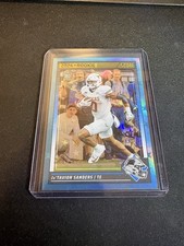 2024 Score Jatavion Sanders Blue Star /399 Rookie Card
