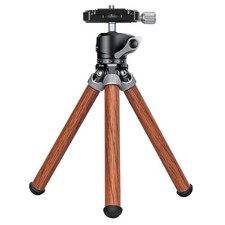 Leofoto Mini Traveler Tabletop Tripod w/Ball Head Kit MT-02C-LH-22-WOOD: NEW
