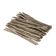 50 Pcs 12inch Wood Log Sticks, 0.31-0.39inch Driftwood for Crafts, Wood