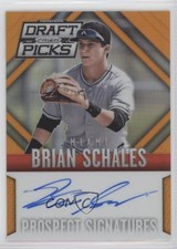 2014 Panini Prizm Perennial Draft Picks Orange 52/60 Brian Schales #57 Auto 0b2