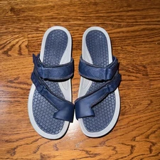 Baretraps Women Slide Wedge Dina Sandals Size 9 Walking Beach Comfy Ortho Shoe