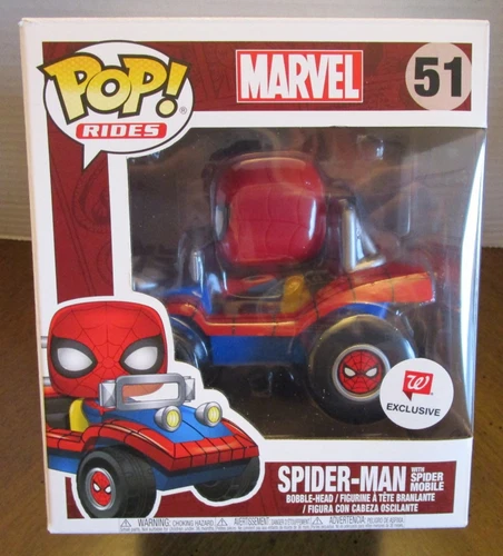 Funko Pop! Rides: Marvel Spider-Man with Spider Mobile #51 Walgreen's Exclusive