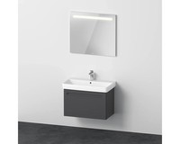 BadmöBel-Set Duravit No.1 Bxhxt 80 X 200 X 45 Cm Frontfarbe Graphit Mit Waschtis