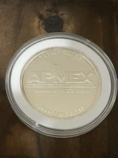1/2 Troy Ounce .999 Silver  APMEX Silver Round In Capsule