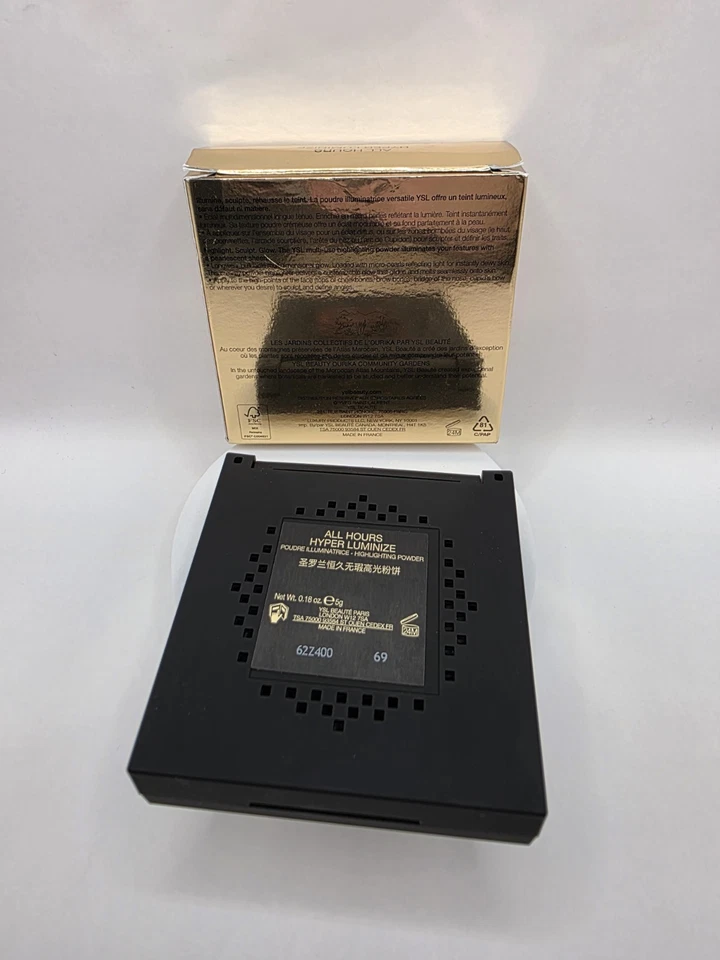 Хайлайтер YSL All Hours Hyper Luminize — 69 лавандовый блеск (полный размер 5 г), новый в коробке - Изображение 3 из 3