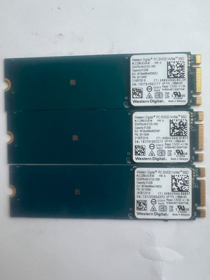 LOT OF 3 Western Digital SN520 SDAPNUW-512G 512 GB M.2 80mm Solid State Drive