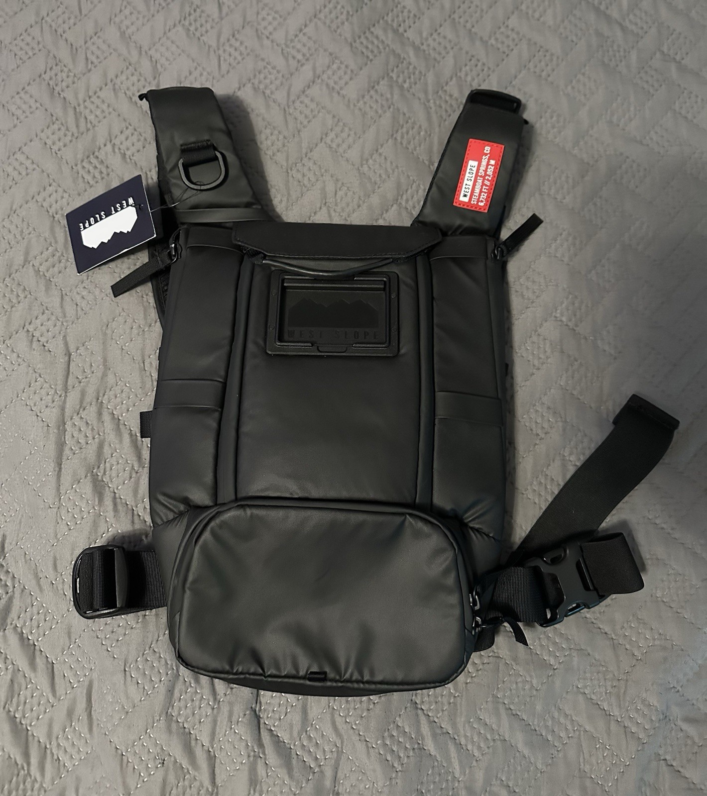 West Slope Gear Pro-180X Chest Pack Black NWT Outdoors Adventure