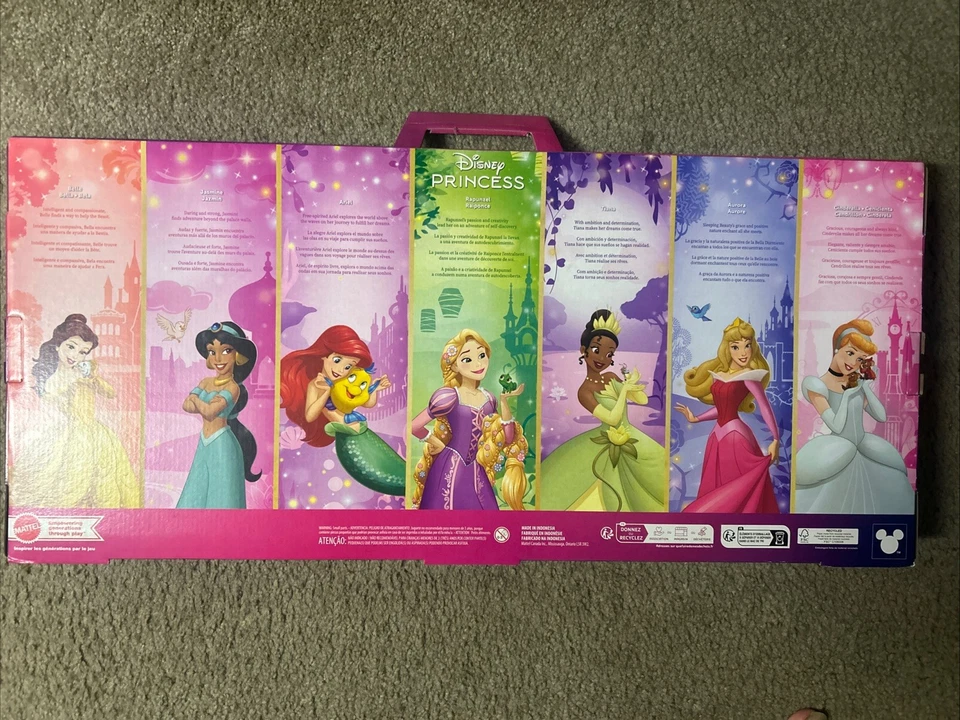 Disney: Princesa - Ultimate Set de regalo de 7 muñecas Cenicienta, Bella, Ariel y MÁS *NUEVO* Foto 2 de 4