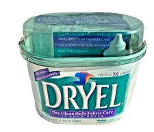 Dryel Dry Clean Only Fabric Care Starter Kit 4 Dryer Loads Stain Remover -New