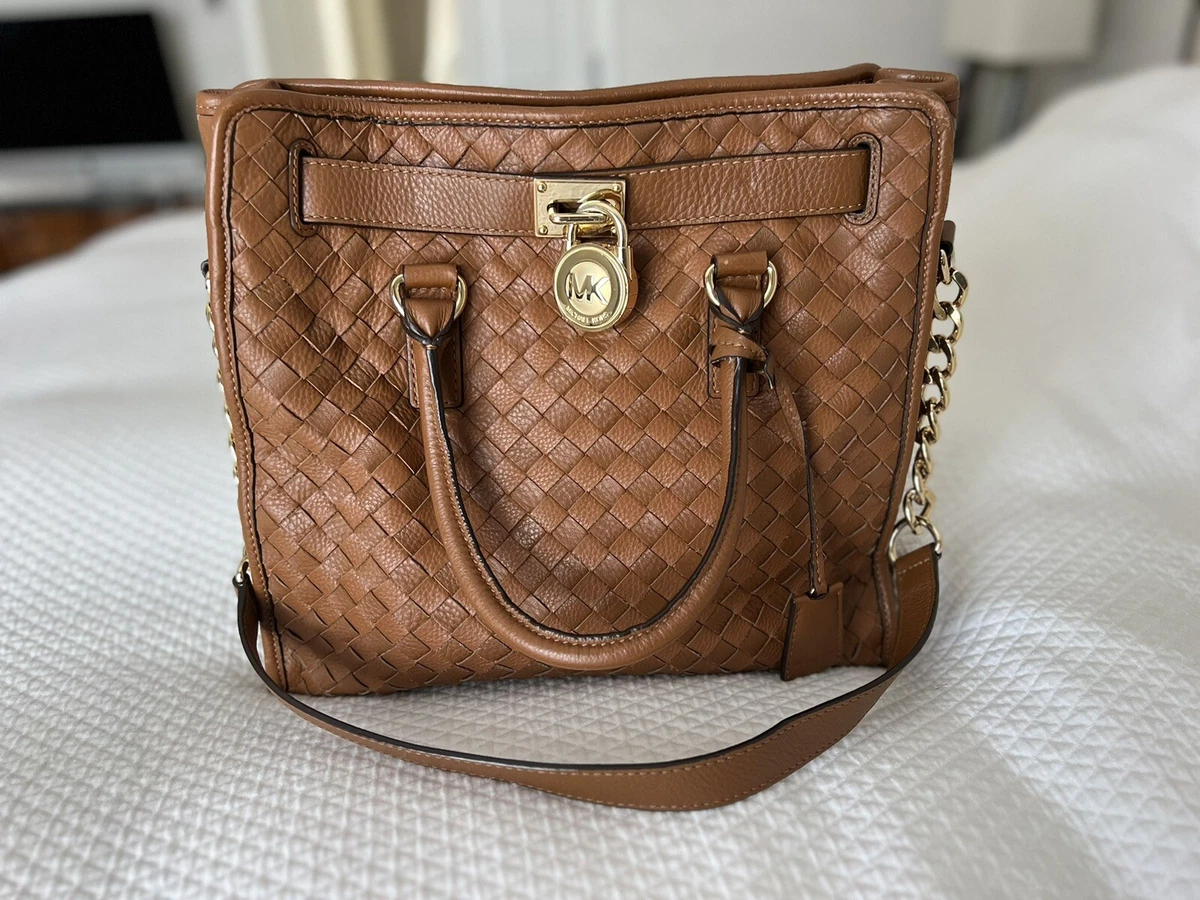 Michael Kors - Authenticated Hamilton Handbag - Leather Brown Plain for Women, Very Good Condition