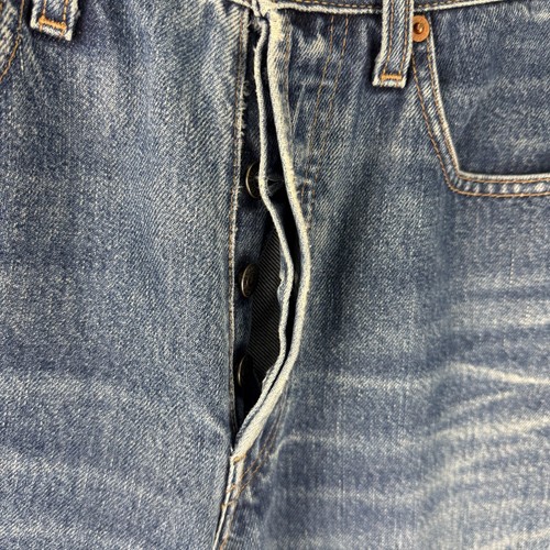 Vintage Levis Jeans W28 L34 Blue 1997 Orange Tab 891 Regular Fit Taper - Picture 9 of 11