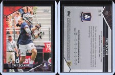 2022 Topps Premier Lacrosse Orange Parallel #112 Tre Leclaire - Archers 23/25