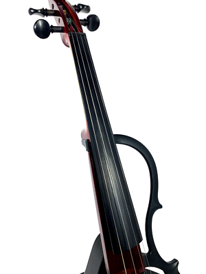 MINT-] YAMAHA SV-150 Electric Silent Violin Cardinal Red w/ Bow