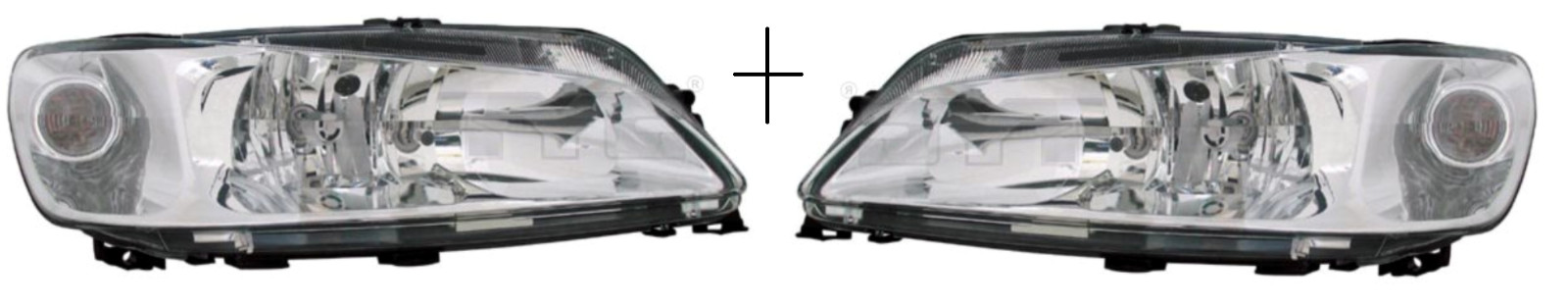 Phares Peugeot 306 opaques ? Remplacez vos feux droit et gauche réglables électriquement en chrome