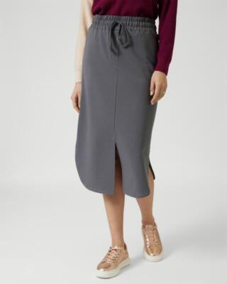 Rock grau 40 Damen Sweatrock elastischer Bund mit Tunnelzug UVP: 59,99  1.9163