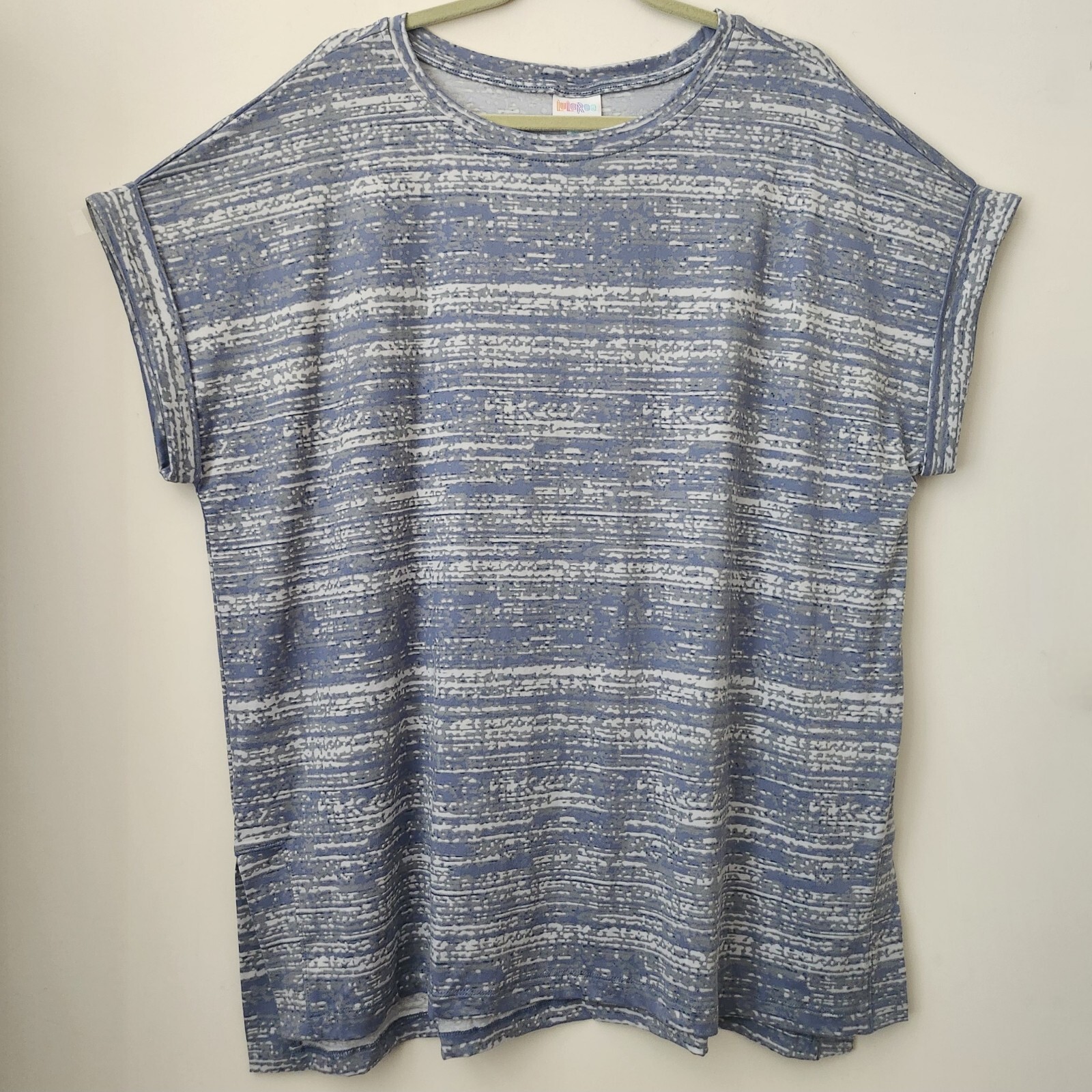 LuLaRoe Gray Simply Comfortable Polyester Spandex… - image 2