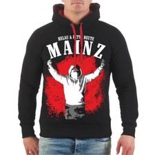 Kapuzenpullover Mainz Helau & Fette Beute Hoody Fans Ultras Rot Weiss Supporters