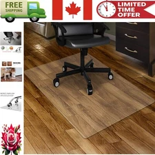 Durable 30" x 48" Clear Floor Mat - Ideal for Wood and Tile Protection