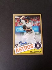 2020 Topps 1985 Baseball Series 2 Gold /50 Jose Urquidy #85A-JU Rookie Auto RC