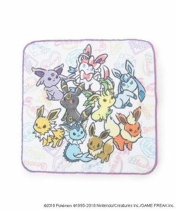 Pokemon Love Its Demo Eevee 9 Mini Towel Handkerchief Vaporeon