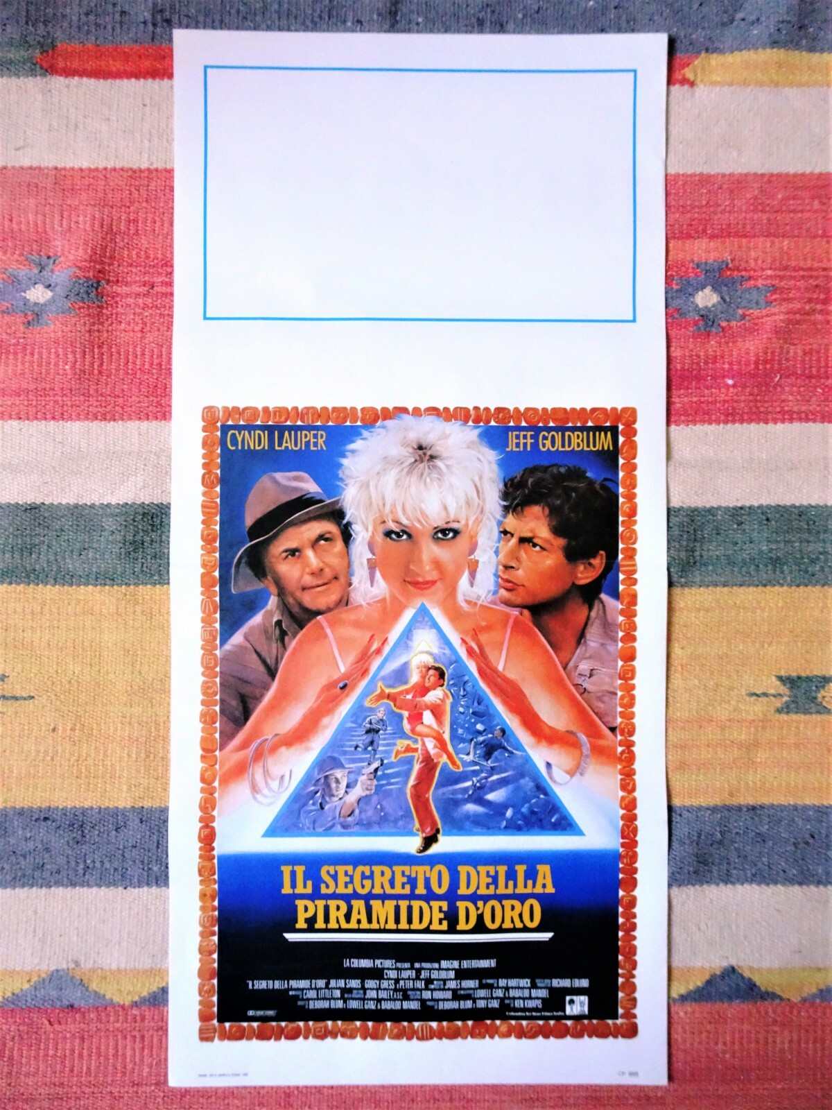 Locandina originale film Il segreto della piramide d'oro (1988) - Regia di Ken Kwapis