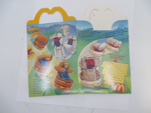 Vtg 1987 McDONALD'S CHANGEABLES Transformers Happy Meal BOX UNUSED Never Folded! - Picture 8 of 16