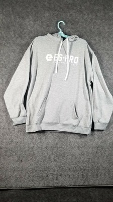 EG-Pro Men Sz L Performance Gear Pull Over Hoodie Gray NWOT Workout Active Gym