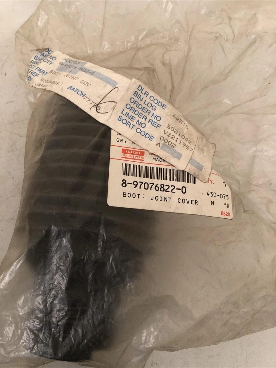 GENUINE ISUZU JOINT COVER BOOT 8-97076822-0 NEW OEM 8970768220 | eBay 