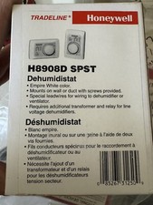  Honeywell H8908D SPST Dehumidistat